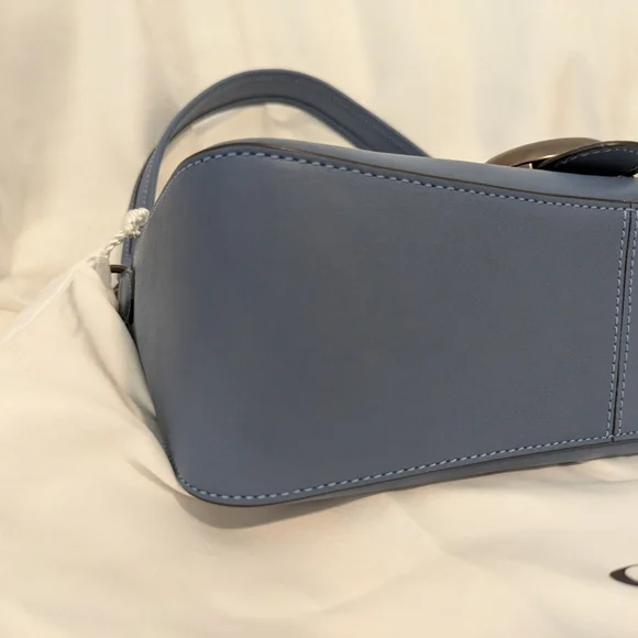 Coach Soft Tabby Shoulder Bag in Chambray (blue) - Picture 7 of 14